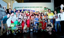 FC Hoàng Văn Thụ vô địch giải bóng đá 96-99 HN League 2019 thuyết phục
